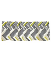 Rlf Home 100% Cotton High Quality Legit Tailored Window Valance with 1.5" Rod Pocket 50" W X 12" L Gray