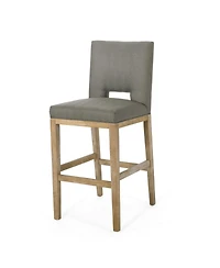 Streamdale Furniture Streamdale Modern Upholstered Bar Stools with Wooden Legs