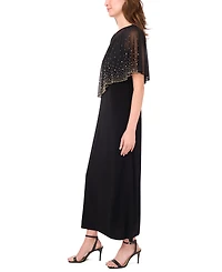 Msk Petite Crew Neck Maxi Dress