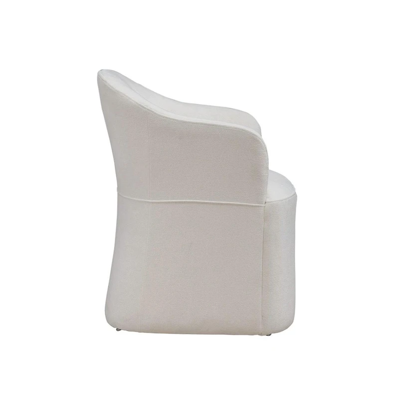 Liberty Furniture Accent Dining Chair with Castors - Squared Arm