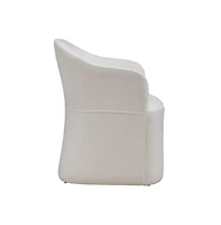 Liberty Furniture Accent Dining Chair with Castors - Squared Arm