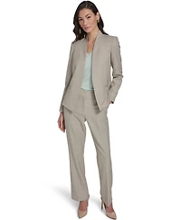 Tommy Hilfiger Women's Plaid Open Front Blazer