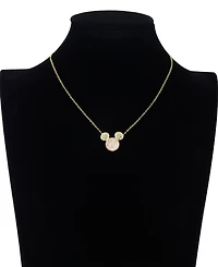 Disney Mickey Mouse Head Necklace with Extender