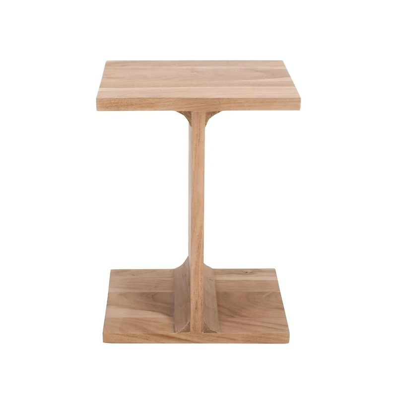 Jofran Idiom Solid Wood Modern Accent End I-Table