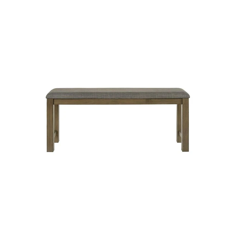 Liberty Furniture Brook Bay Upholstered Counter Height Bench for Dining Room