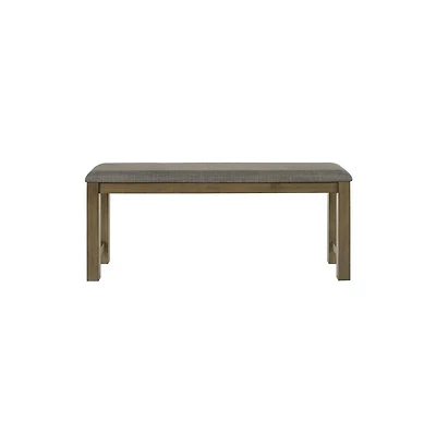 Liberty Furniture Brook Bay Upholstered Counter Height Bench for Dining Room