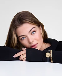 Daniel Wellington Women's Analog Black Leather Watch