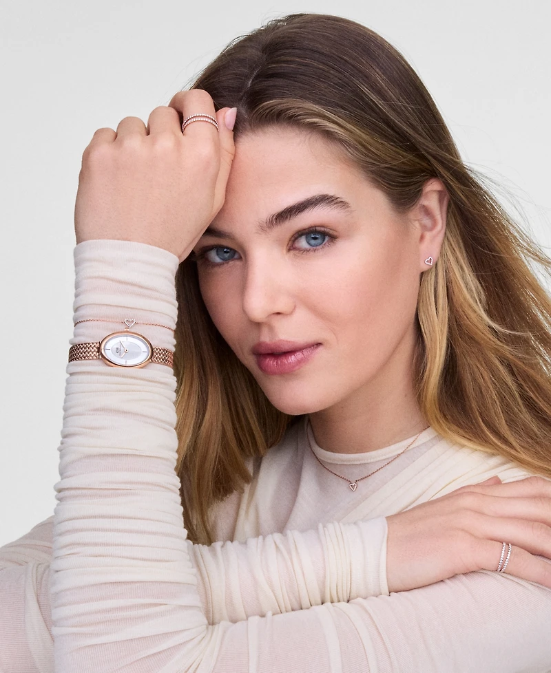 Daniel Wellington Women's Analog Rose Gold-Tone Stainless Steel Watch, 31 mm