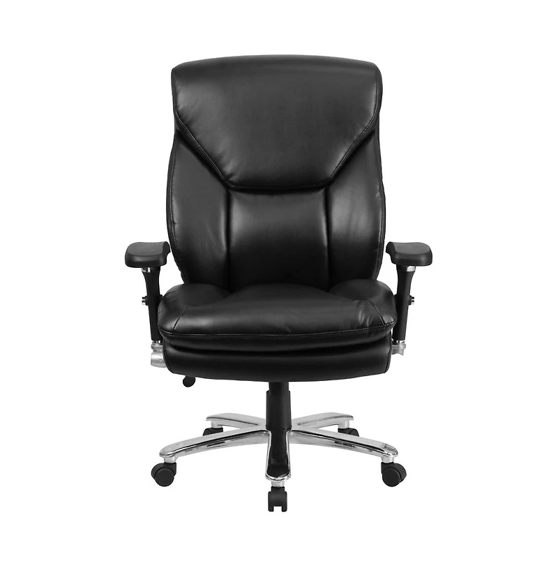 Emma+Oliver 24/7 400 lb. Big & Tall High Back Swivel Ergonomic Office Chair with Lumbar Knob