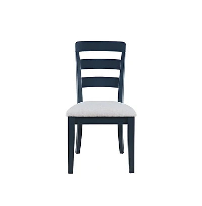 Jofran Westport Modern Farmhouse Upholstered Ladderback Dining Chair