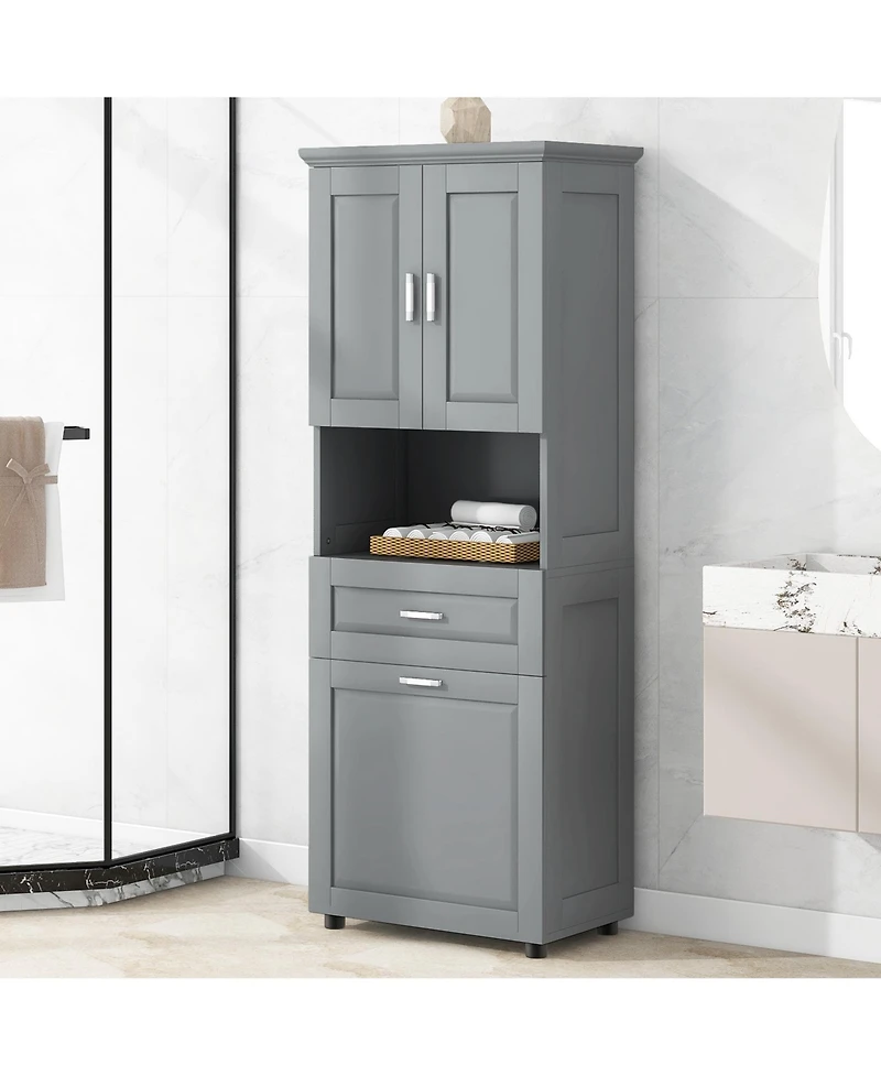 Lovmor High-Quality Mdf Storage Cabinet with Anti-Toppling Device
