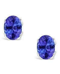 Macy's Tanzanite Stud Earrings (2-5/8 ct. t.w.) 14k Yellow Gold (also White Gold)