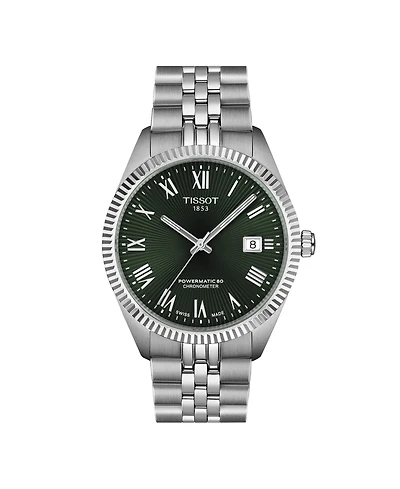 Tissot Men's Ballade Power Silver Stainless Steel Bracelet Watch