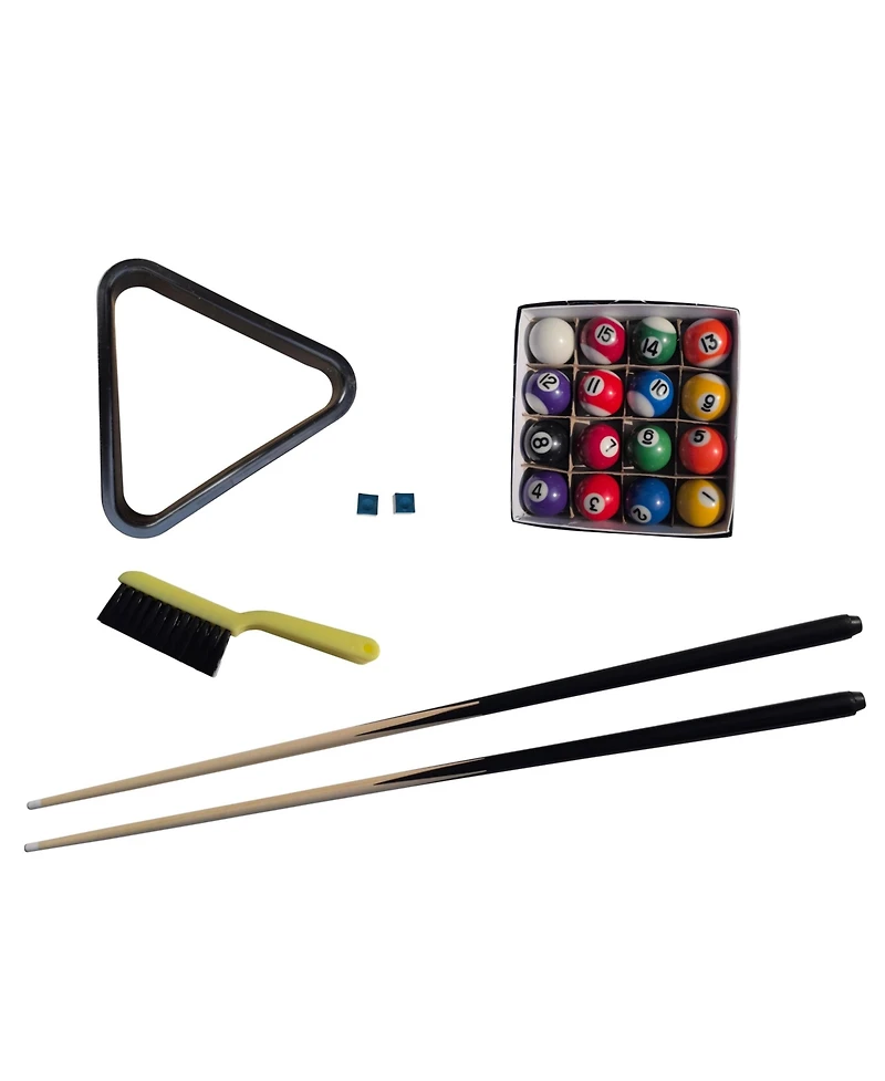 Flynama 36Inch 2in1 Multi Game Table with Basketball and Billiards Combo Space Saving Design for Family Kids and Adults Indoor Outdoor Use