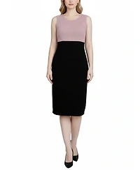 Ny Collection Women's Lace-Detail 2 Piece Textured Knit Dress Set