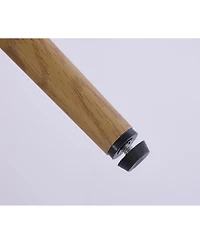 Streamdale Furniture White teddy velvet dining chair with metal frame and wood grain finish