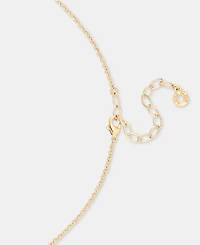 Anne Klein Pave Infinity Cross Pendant Necklace & Drop Earrings Set