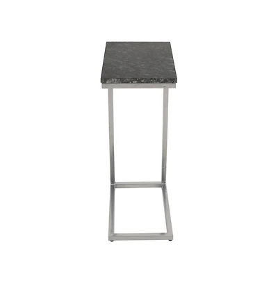 Jofran Aurora Solid Marble Modern Luxury Glam Accent C-Table (Set of 2