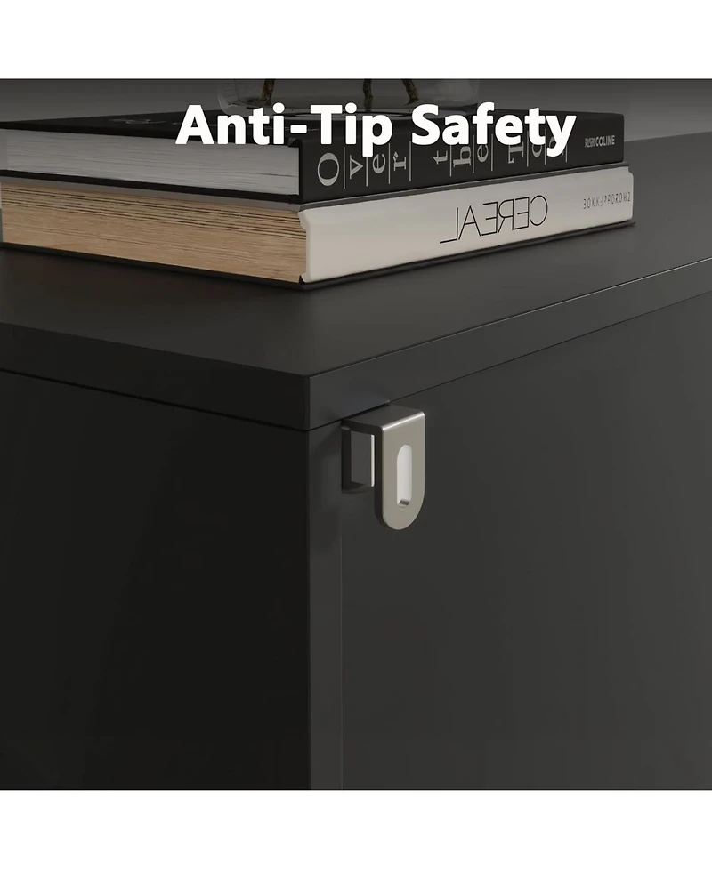 gaomon 63" Sideboard Cabinet with 4 Doors, Modern Buffet Storage Cabinet for Dining Room, Living Room, Office