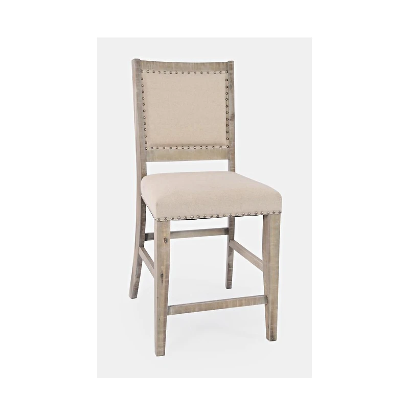 Jofran Fairview Transitional Upholstered Counter Stool (Set of 2)