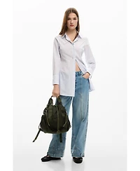 Desigual Women's Waxed multiposition backpack