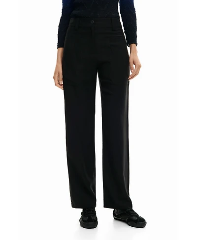 Desigual Women's Straight trousers pockets
