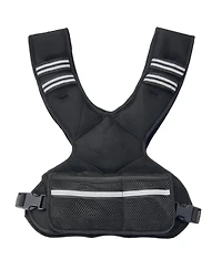 Sugfit Adjustable Weighted Vest 11–20 Lb with Iron Sand Weights and Reflective Strips