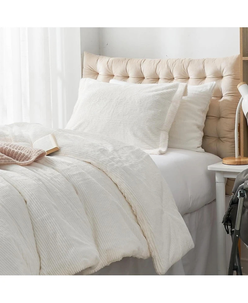 Coma Inducer Ribbed Oversized Comforter Set