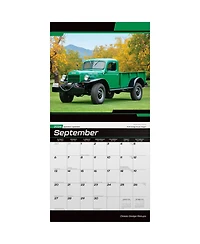 BrownTrout Classic Dodge Pickups 2026 Monthly Wall Calendar, 12" x 24", Hanging, Foil-Stamped Cover, Plastic-Free