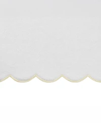 Linum Home Adornia Scallop Cotton -Pc. Towel Set