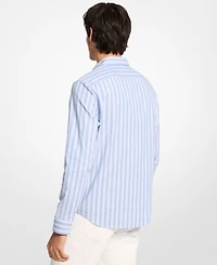 Michael Kors Men's Striped Regular-Fit Shirt