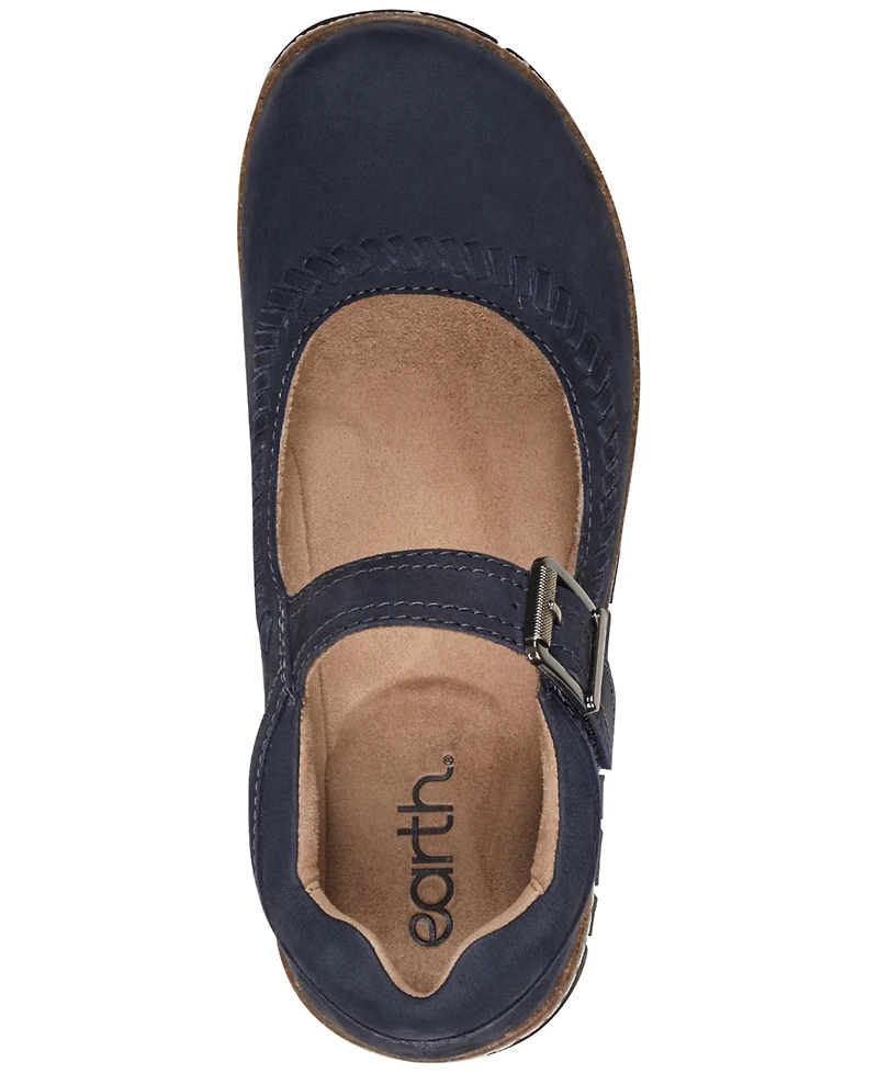 Earth Women's Erie Round Toe Mary Jane Flats