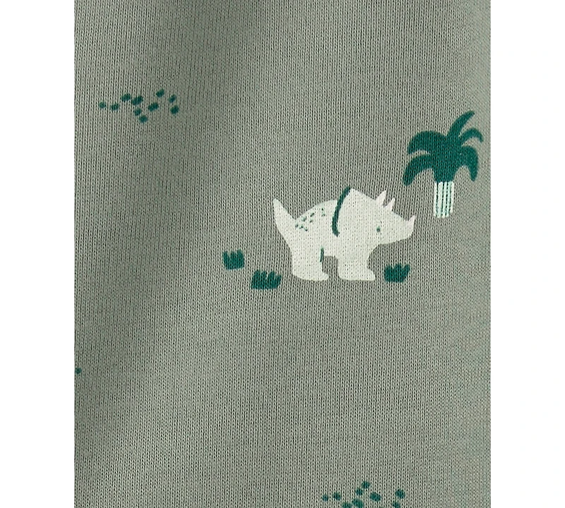 Carter's Baby Boys' Dinosaur Print Bodysuits and Pants, 3-Piece Set