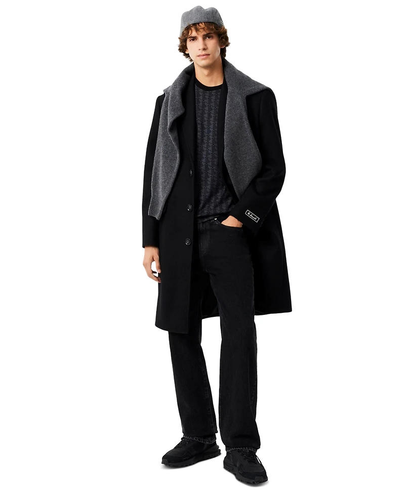 Lacoste Men's Allover Monogram Regular and Big & Tall T-Shirt