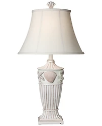 StyleCraft Cream Seaside Table Lamp