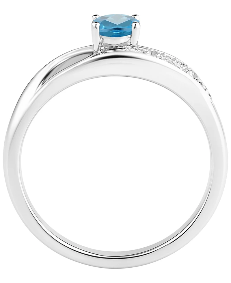 Macy's Lab Grown Multi Gemstone Ring Sterling Silver (also 14k Gold Over Silver)