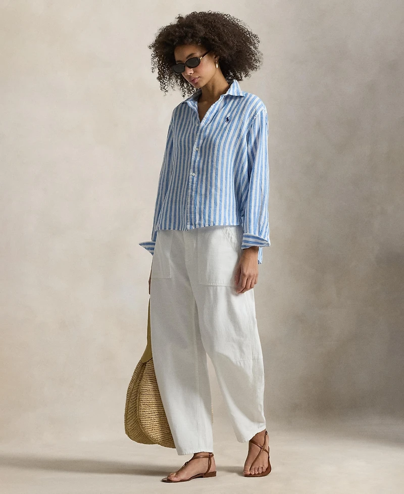 Polo Ralph Lauren Women's Cropped Gingham Shirt