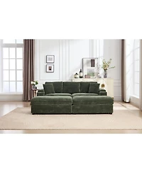 Streamdale Modular Sectional Sofa Bed Set - Green