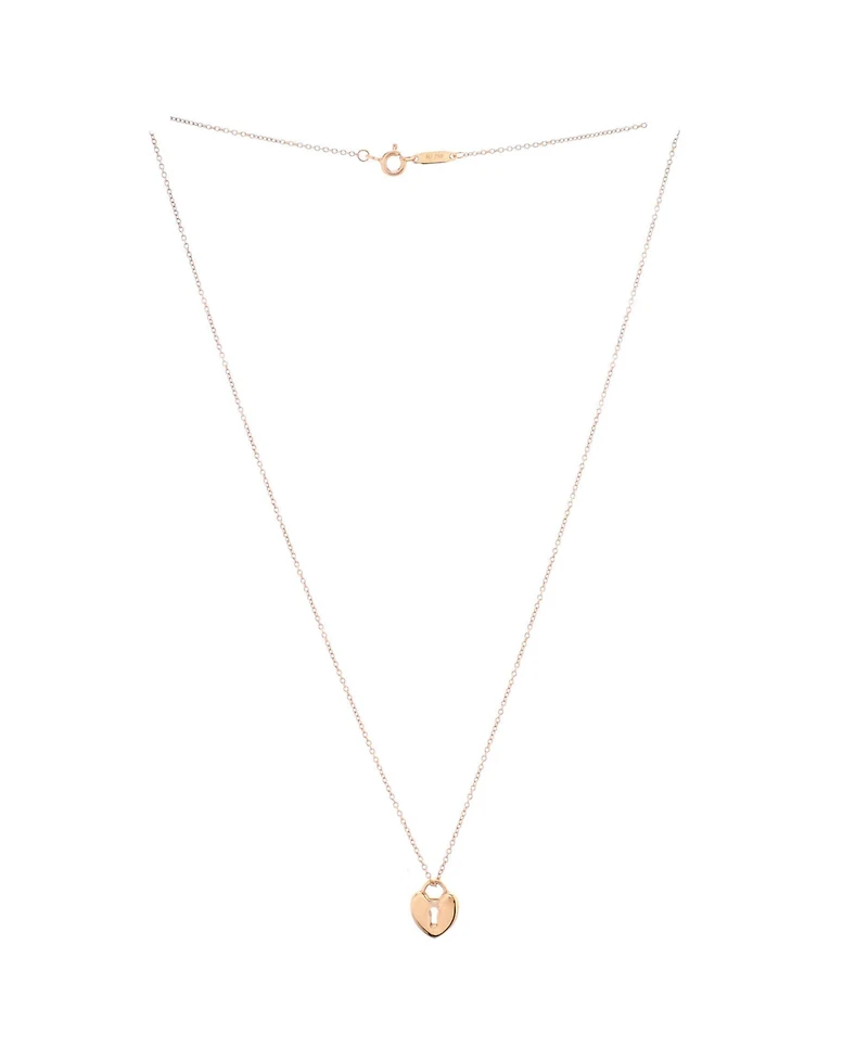 Pre-Owned Tiffany & Co. Heart Lock Pendant Necklace