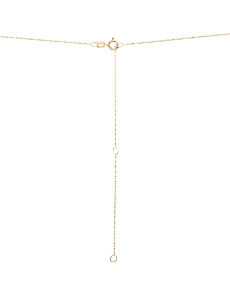Macy's Diamond (1/2 ct. t.w.) Pendant Necklace in 14k Yellow Gold