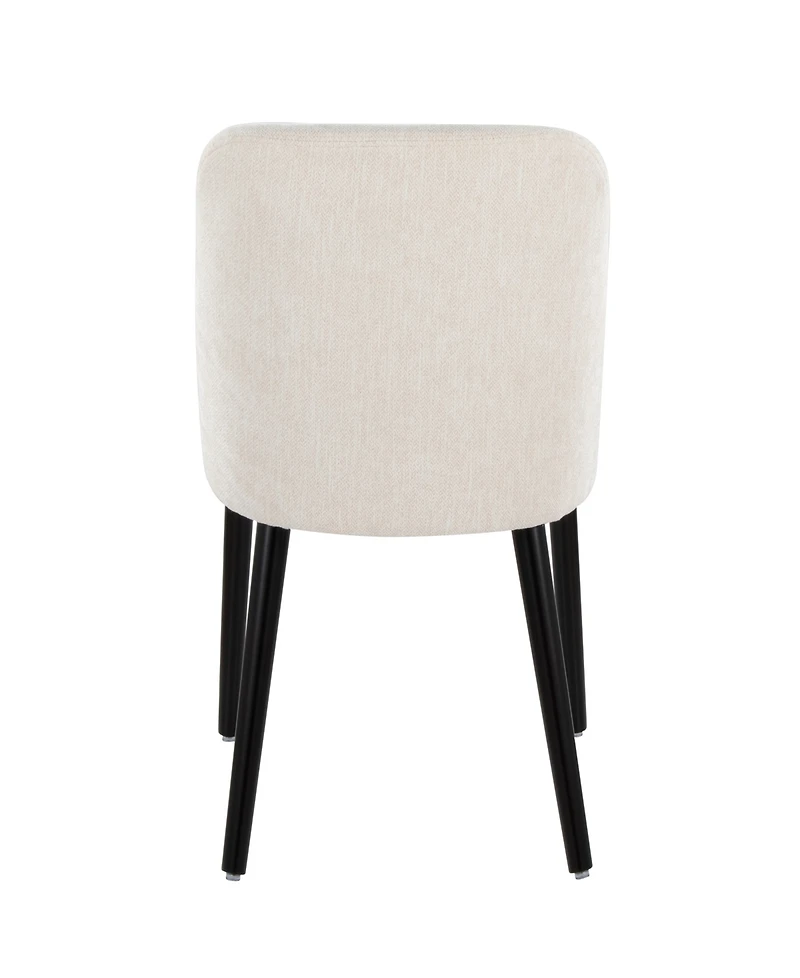 Lumisource Fabric Rina Mid-Century Modern Dining Chair, Set of 2