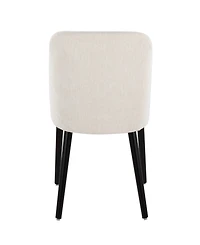 Lumisource Fabric Rina Mid-Century Modern Dining Chair, Set of 2