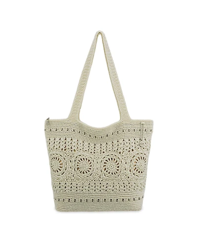 The Sak Classic Large Crochet Carryall Tote Bag