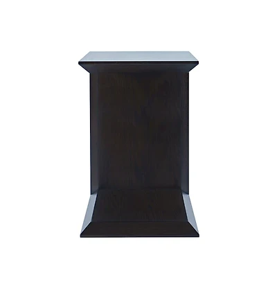 Jofran Nobu Modern Beveled Angle Wood Accent End C-Table