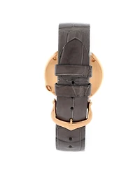 Pre-Owned Cartier Ballon Blanc de Cartier Quartz Watch in Rose Gold with Diamond Bezel and Alligator 30mm