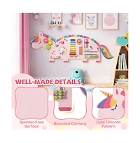 Hongge Kids Montessori Sensory Wall Busy Board with Eleven Learning Activities