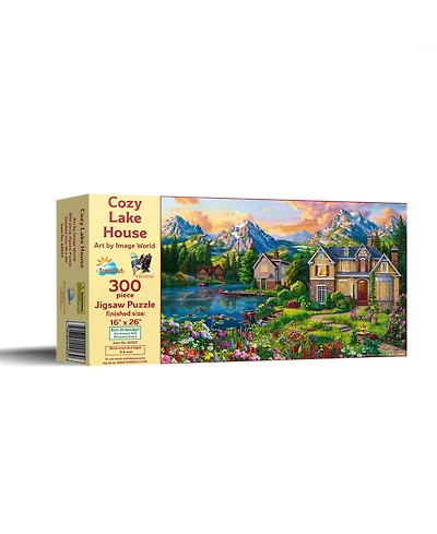 Cozy Lake House 300 piece Jigsaw Puzzle for Adults
