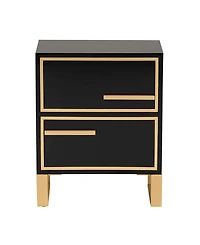 Furniture Giolla 11.8" Metal Contemporary End Table