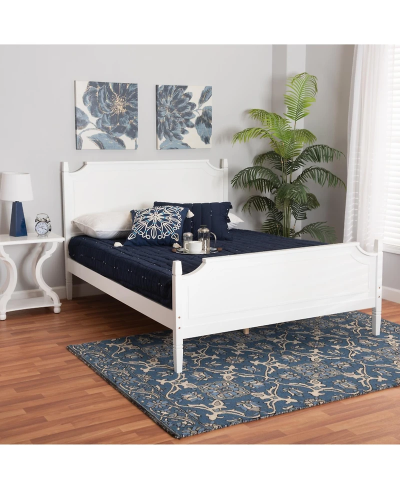 Boxton Studio Mariana 62.8" Wood Traditional Queen Platform Bed