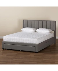Boxton Studio Coronado 83.3" Mid-Century Full Storage Platform Bed